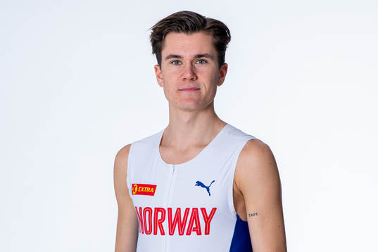 Jakob Ingebrigtsen of the Norwegian national athletics team