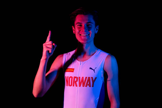 Jakob Ingebrigtsen of the Norwegian national athletics team