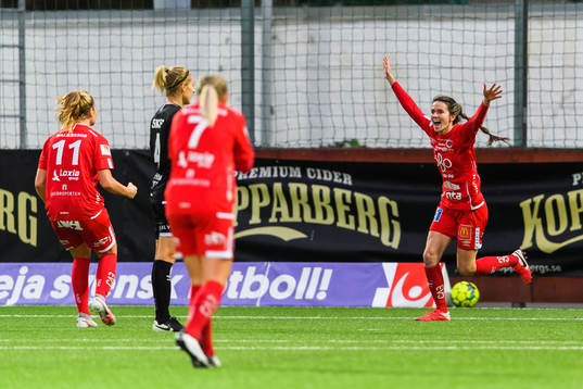 Örebros Cali Farquharson jublar
