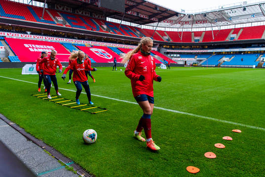 Lisa-Marie Karlseng Utland of the Norwegian women’s