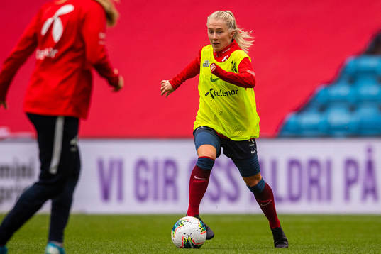 Thea Bjelde of the Norwegian women’s national football