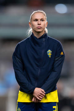 Jonna Andersson of Sweden at lineup