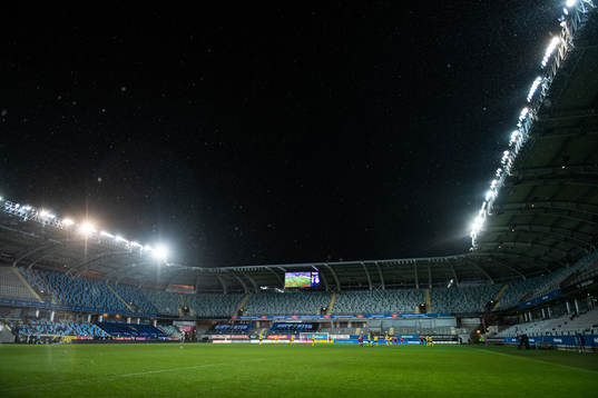 Empty seats at Gamla Ullevi stadium