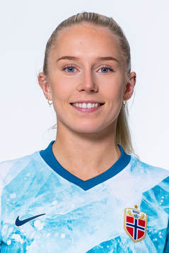 Thea Bjelde of the Norwegian women’s national football