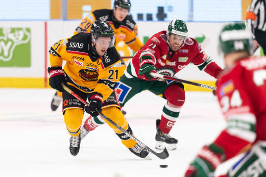 Luleås Juhani Tyrväinen och Frölundas Mats Rosseli Olsen
