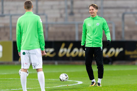 Västerås Viktor Prodell före fotbollsmatchen i