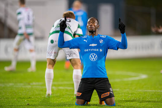 Halmstads Sadat Karim jublar