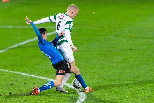 Halmstads Emil Tot Wikström och Västerås Simon Johansson