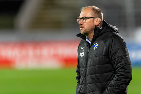 Halmstads tränare Magnus Haglund