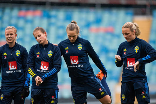 Hanna Glas, Anna Anvegård, Magdalena Eriksson and Mimmi