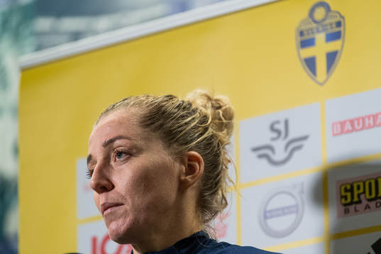 Linda Sembrant is interviewed