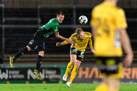 Varbergs Jon Birkfeldt och Elfsborgs Per Frick