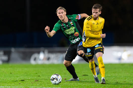 Varbergs Hampus Zachrisson och Elfsborgs Rasmus Alm