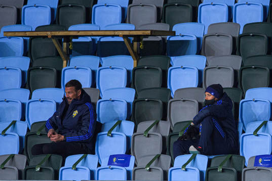 Lina Hurtig of Sweden in the stands