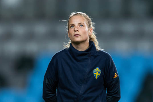 Anna Anvegård of Sweden at the line up