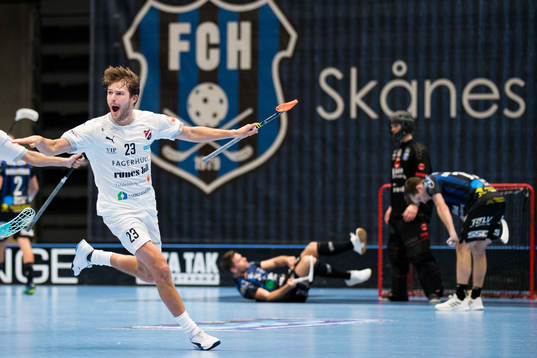 Fagerhult Habos Jesper Ekström jublar