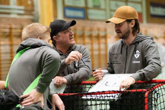 Åstorp Kvidinges tränare Marck Lundberg, assisterande
