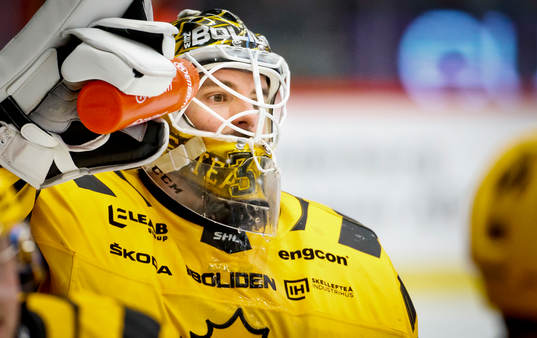 Skellefteås målvakt Gustaf Lindvall