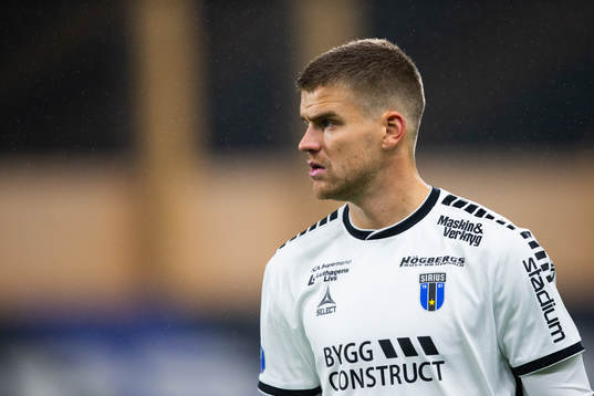 Sirius målvakt Lukas Jonsson deppar