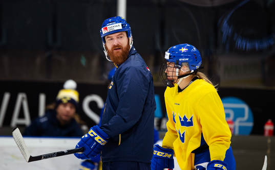 Sveriges assisterande förbundskapten Anders Lundberg