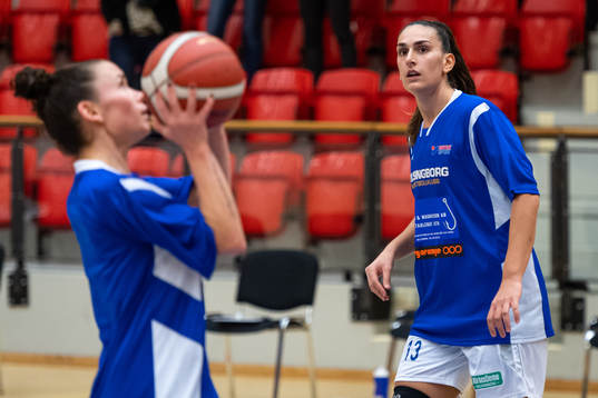 Helsingborgs Isabelle Finke och Vasiliki Louka
