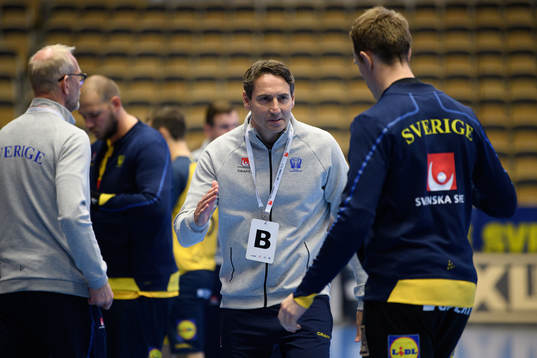 Head coach Glenn Solberg of Sweden
