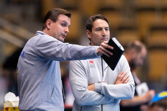 Martin Boquist, assistant coach, and Glenn Solberg, head