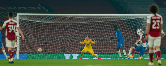 LONDON, ENGLAND - Thursday, November 5, 2020: Molde's