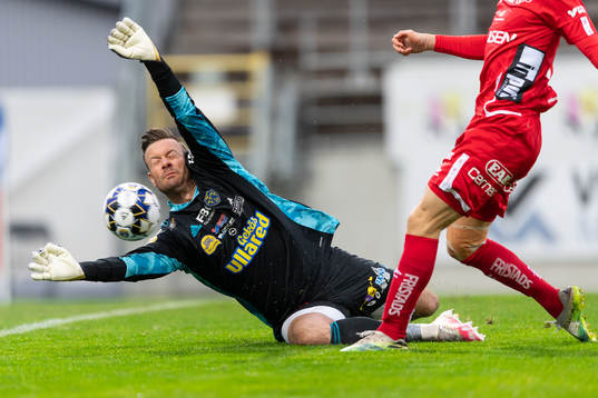 Falkenbergs målvakt Viktor Noring