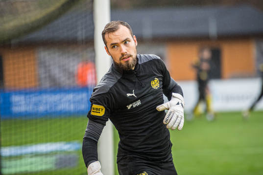 Mjällbys målvakt Carl-Johan Eriksson