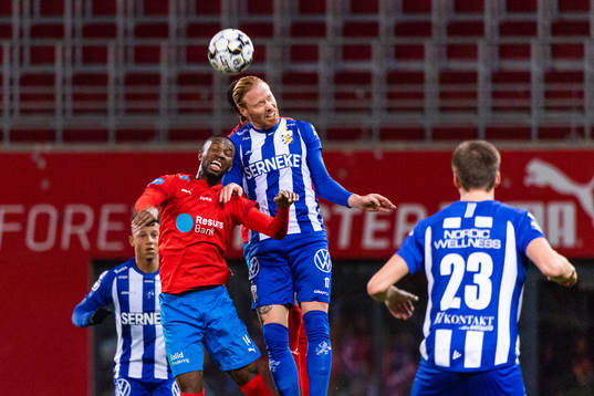 Helsingborgs Mohammed Abubakari och IFK Göteborg Alexander