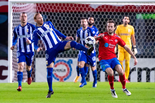 IFK Göteborg Alexander Farnerud och Helsingborgs Mikkel