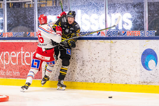 Timrås Leon Lerebäck och Västerås Marcus Bergman