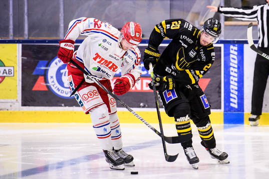 Timrås Christopher Liljewall och Västerås Henrik Hetta