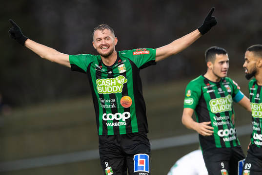 Varbergs Albert Ejupi jublar