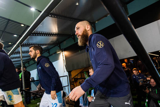 Malmö FFs Jo Inge Berget jublar över SM-guldet