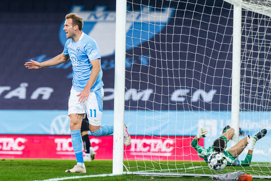 Malmö FFs  Ola Toivonen jublar