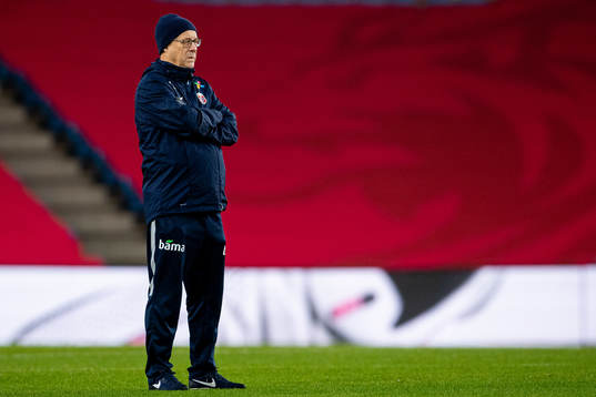 Lars Lagerbäck, head coach of the Norwegian national