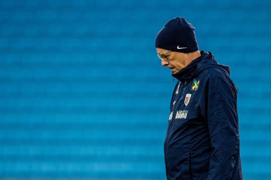 Lars Lagerbäck, head coach of the Norwegian national