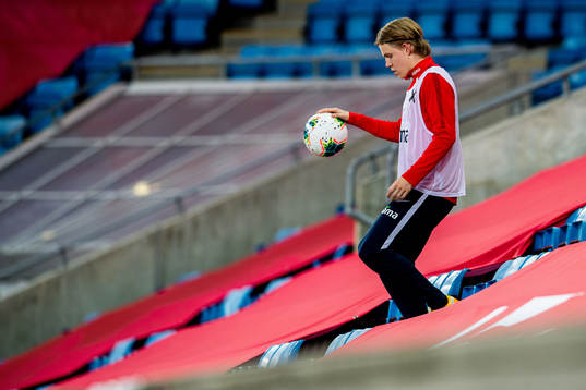 Jens Petter Hauge of the Norwegian national football team