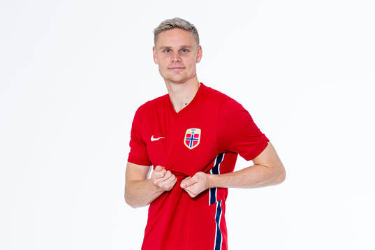 Simen Juklerød of the Norwegian national football team