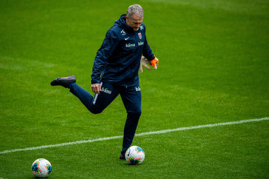 Frode Grodås, goalkeeper coach of the Norwegian national