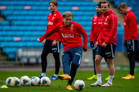 Jens Petter Hauge of the Norwegian national football team