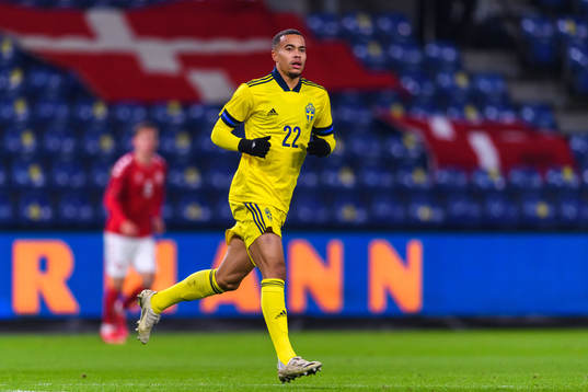 Robin Quaison of Sweden