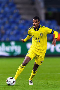 Alexander Isak of Sweden