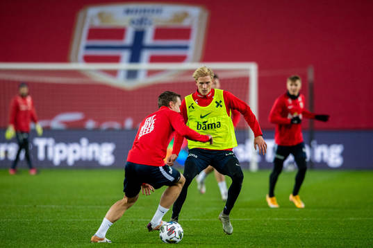Morten Thorsby of the Norwegian national football team