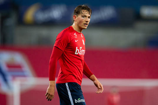 Sander Berge of the Norwegian national football team