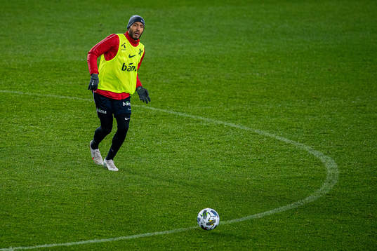 Haitam Aleesami of the Norwegian national football team