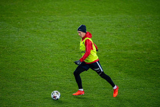 Stefan Johansen of the Norwegian national football team