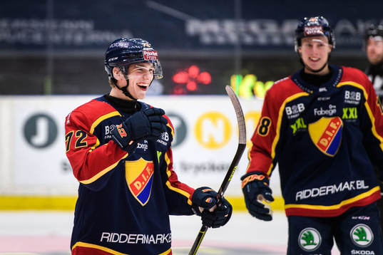 Djurgårdens William Eklund jublar